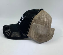 Load image into Gallery viewer, Cowboy Jack Hat Low Profile Black Tan Snapback
