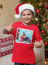 Load image into Gallery viewer, Youth Cowboy Jack Santa Claus T-Shirt
