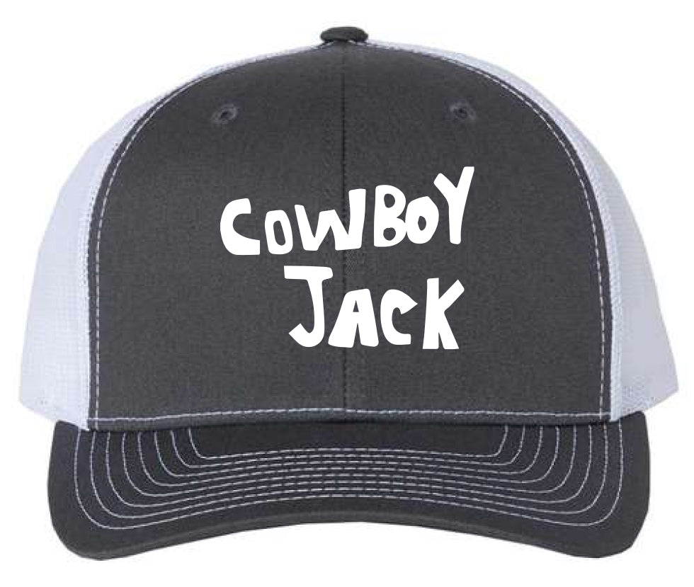 Cowboy Jack Hat Charcoal Snapback